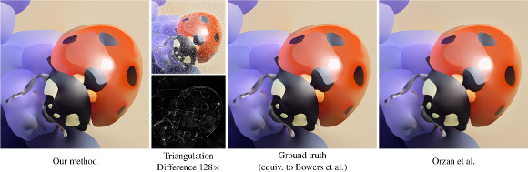 A Vectorial Framework for Ray Traced Diffusion Curves