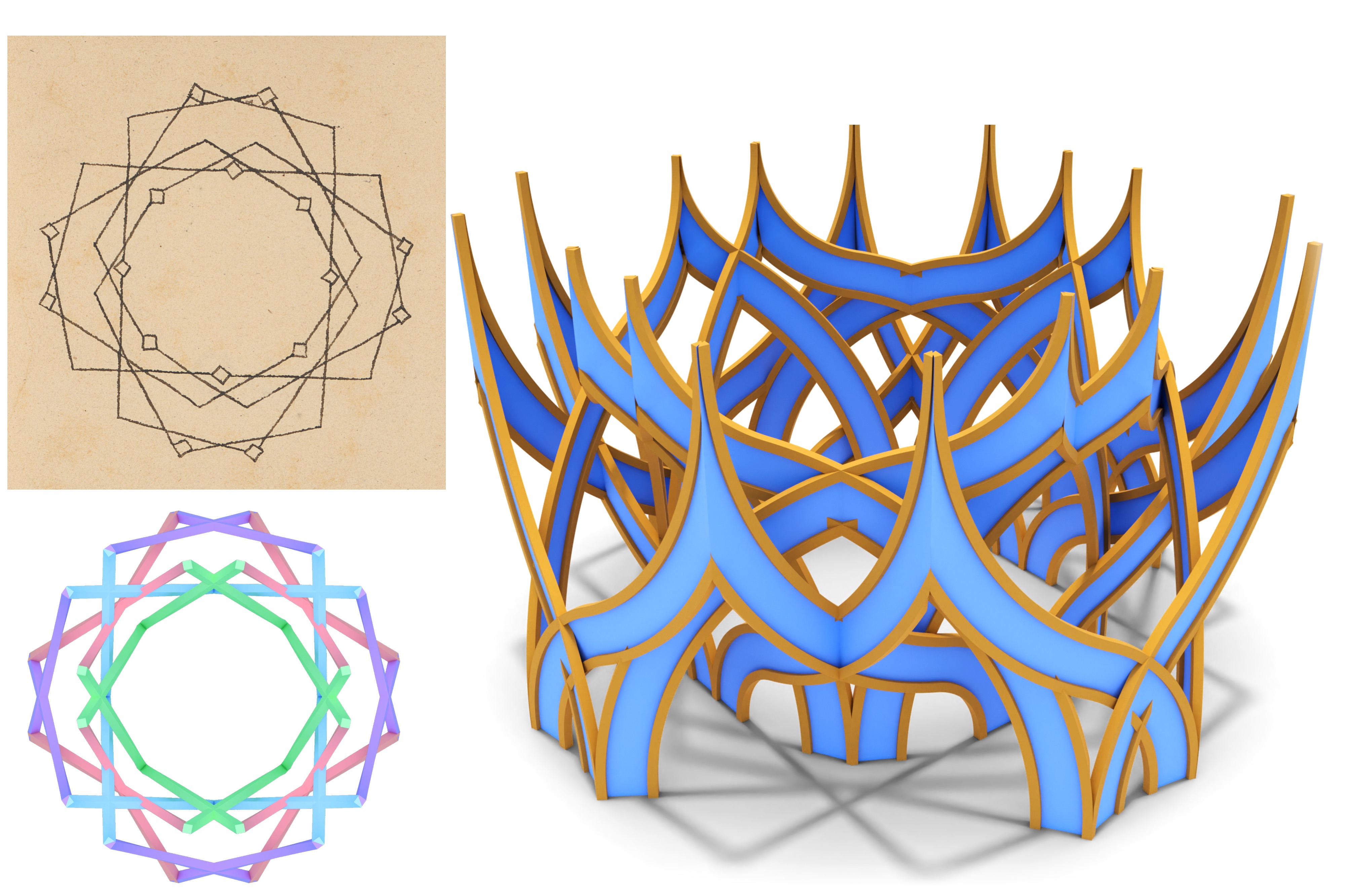 Computational Modeling of Gothic Microarchitecture